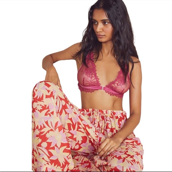NWT Free People Amelie Lace Vivacious Bralette - Picture 7 of 7